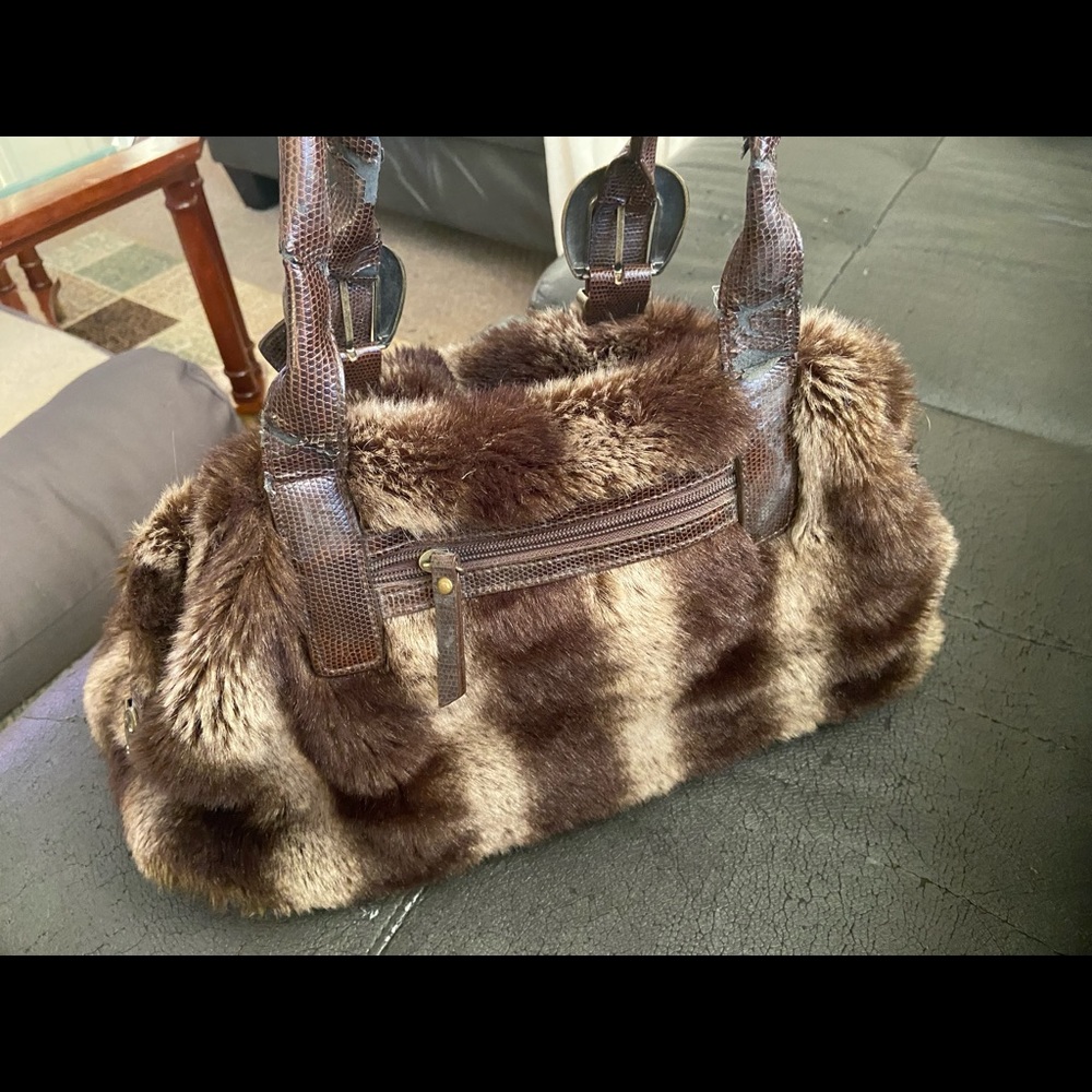 Fur purse